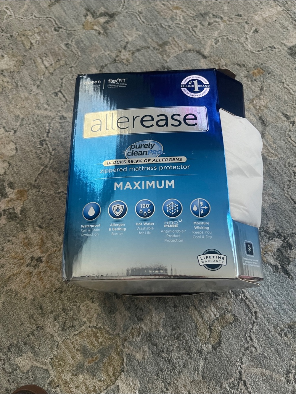 Maximum Waterproof Mattress Protector - White